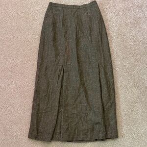 Paul costelloe dressage maxi tweed wool skirt